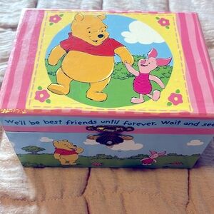 Vintage Winnie the Pooh music jewelry box